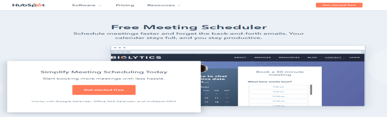Hubspot meetings Hubspot meetings calendar apps
