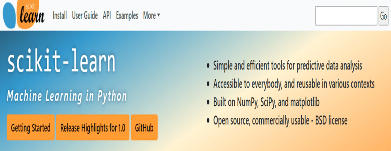 Scikit - learn Scikit-learn artificial intelligence tools