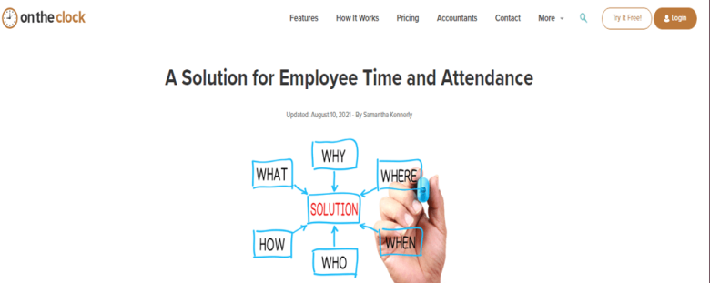 Ontheclock On the clock time and attendance software