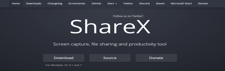 Sharex Sharex screen recording software
