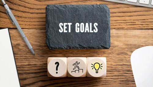 Set a goal Set a goal investment tips