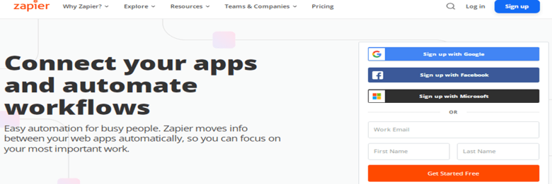 Zapier Zapier productivity tools
