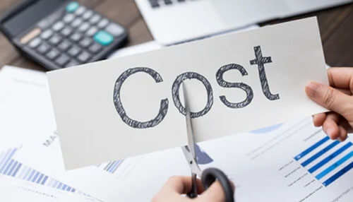 Cost Shipping company reducing operational costs shown by cutting expenses in logistics and freight management
