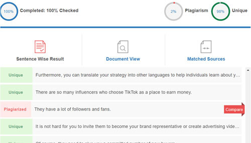 Plagiarism check tiktok advertising Plagiarism check tiktok advertising