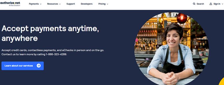 Authorize net Authorize net online payment gateway