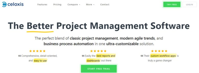 Celoxis Celoxis project management tool