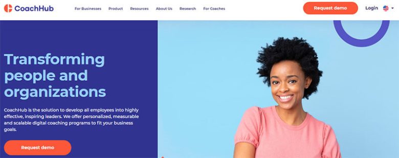 Coachhub platform providing personalized digital coaching programs to develop leaders and transform organizations Coachhub startup