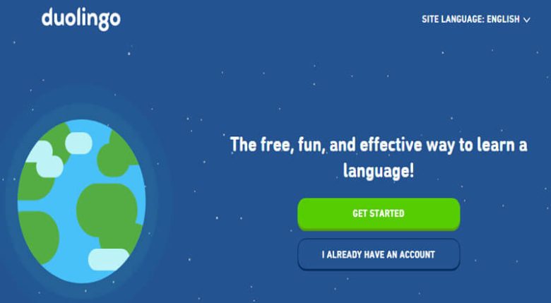 Duolingo homepage highlighting its free and fun language learning apps, offering an effective way to learn new languages through engaging methods Duolingo language learning app