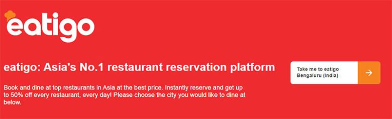 Eatigo, asia's leading restaurant reservation platform offering up to 50% discounts and online booking options Eatigo startup