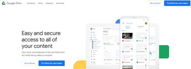 Google drive Google drive business management software