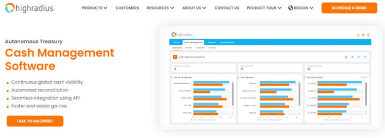 High-radius automated cash management software with real-time visibility and reconciliation. High radius cash flow management software