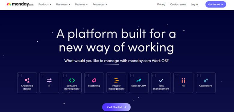 Monday Monday project management tool