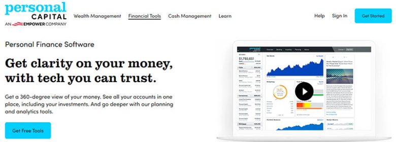 Personal capital financial management platform offering comprehensive financial tools for managing investments and money. Personal capital financial management software