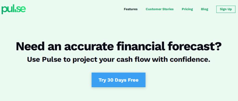 Pulse cash flow management software for accurate financial forecasting and cash flow projections. Cash flow management software