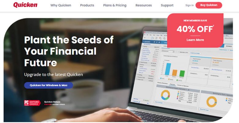 Quicken financial software designed to help users manage finances, budget, and plan for the future. Quicken financial management software