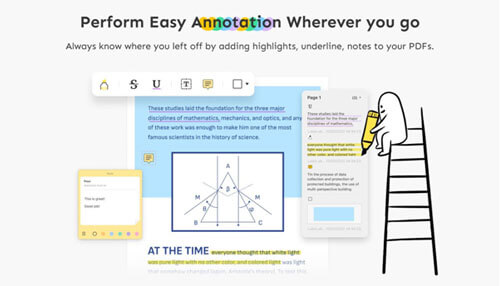 Updf annotation tools displayed on a pdf, featuring options for highlighting, underlining, and adding notes to enhance document readability Annotate pdf with ease updf