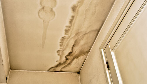 Water stains Water stains water leaking sprinkler system