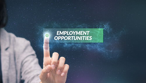 Employment opportunities - tycoonstory | tycoonstory media New city : employment opportunities button being selected, symbolizing career growth and opportunities