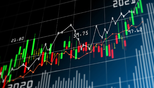 Stocks to buy Stocks to buy market chart showing tata power share price movement with candlestick patterns and upward trend analysis.