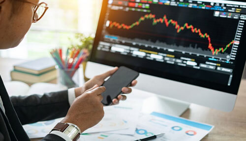 Demat account trading A first-person view of a person holding a smartphone that shows a secure login screen for a "demat account. " the image highlights the essential first step of establishing digital security and account access when managing a first demat account.