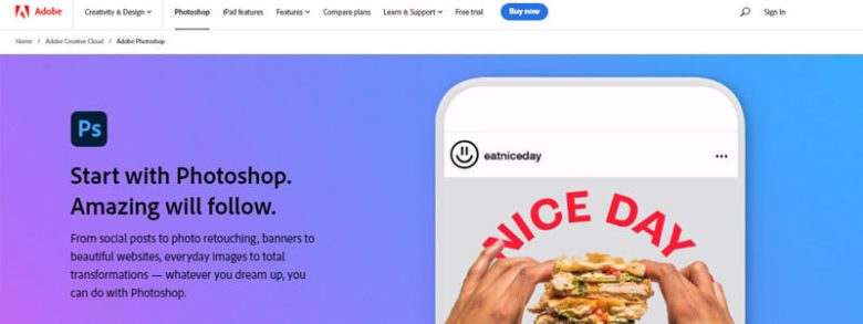 Adobe photoshop Adobe photoshop graphic designing software