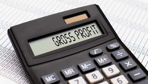 Calculate the gross profit Calculate the gross profit insurance