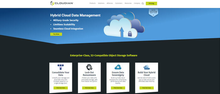 Cloudian Cloudian data storage companies