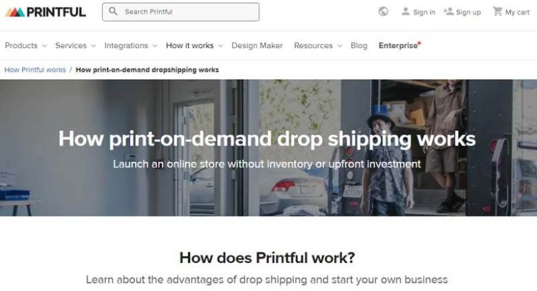 Printful Printful dropshipping companies
