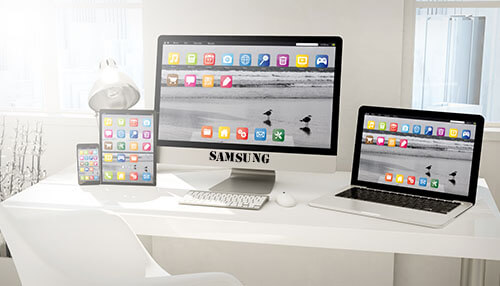 Best technology Modern workspace setup with samsung devices showcasing the best tech gadgets for productivity.