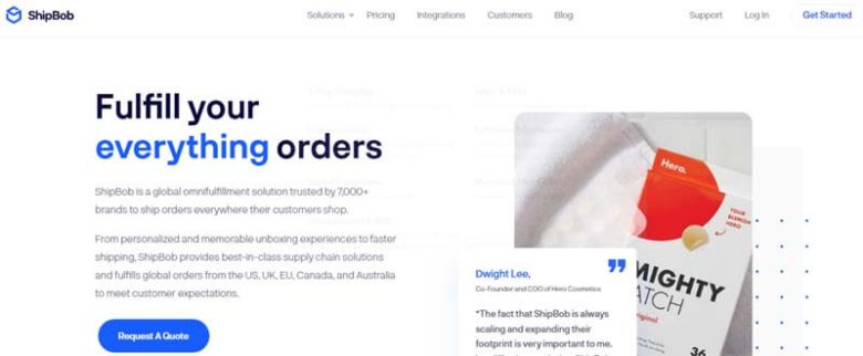 Shipbob Shipbob ecommerce fulfillment services