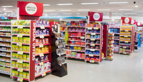 Physical store Use signage to create a unique look and feel physical store