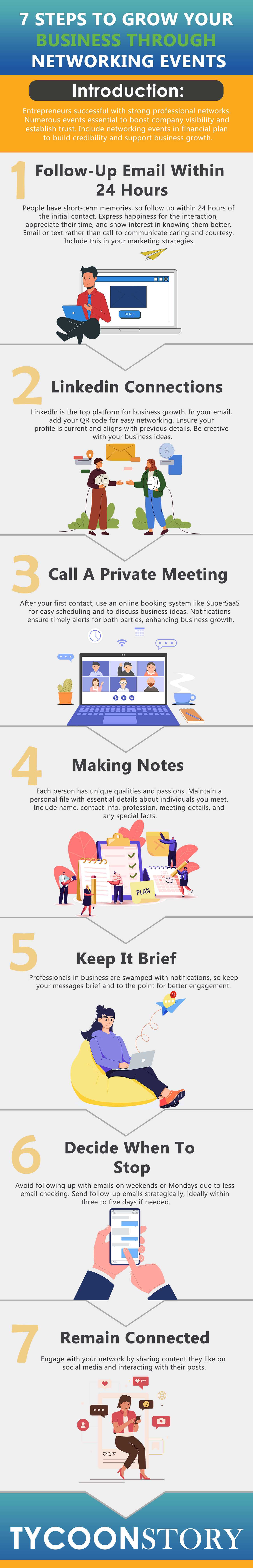 07 steps to grow your business through networking events - tycoonstory | tycoonstory media 07 steps to grow your business through networking events