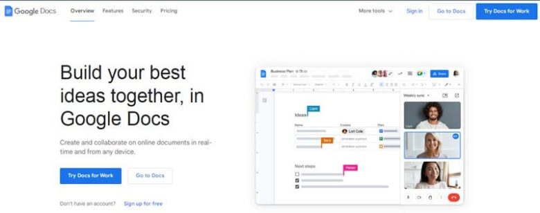 Google docs Google docs brainstorming tools
