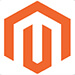 Magento - tycoonstory | tycoonstory media Magento logo in orange, symbolizing a flexible and powerful ecommerce platform for online retailers.