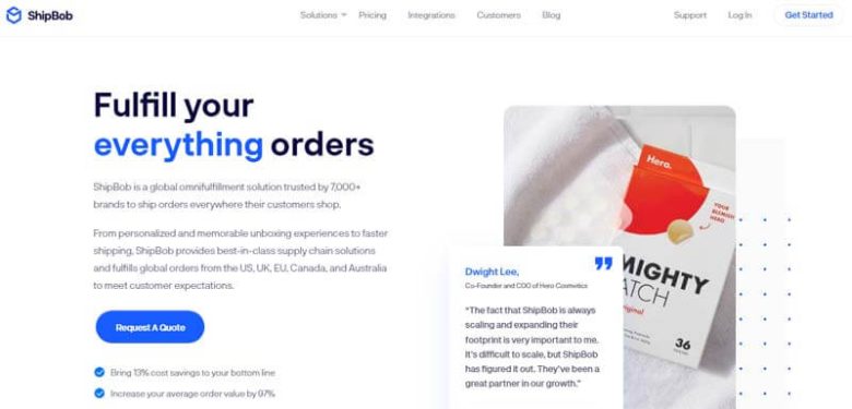 Shipbob Shipbob third-party logistics