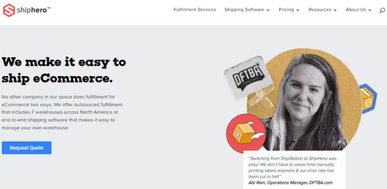 Shiphero Shiphero third-party logistics