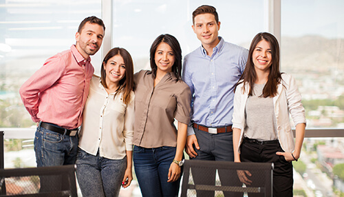 Business casual attire - tycoonstory | tycoonstory media Group of professionals dressed in business casual attire, showcasing stylish and appropriate clothing choices for the modern office environment.