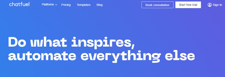 Chatfuel Chatfuel ai chatbot platform