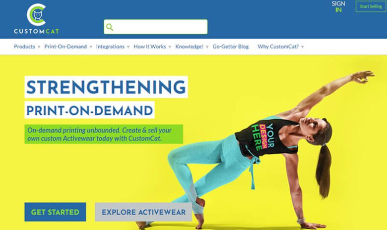 Print-on-demand companies Customcat print-on-demand companies