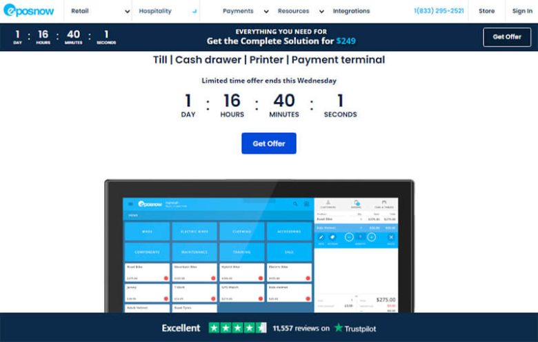 Pos systems Epos now pos systems