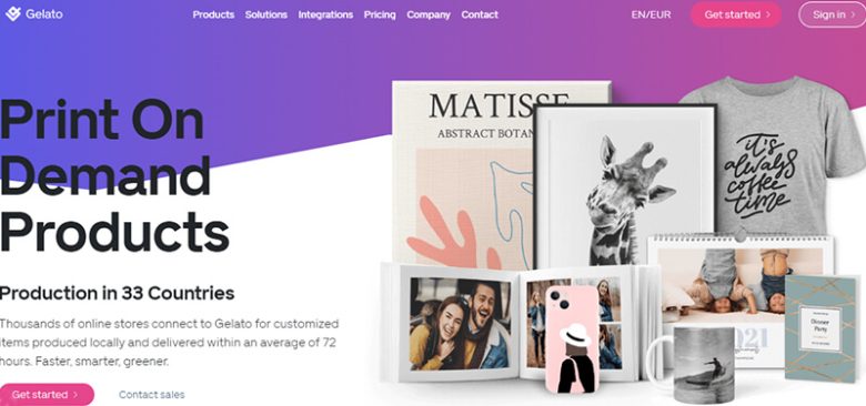 Print-on-demand companies Gelato print-on-demand companies