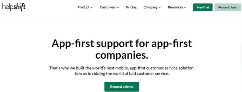 Helpshift Helpshift customer service software