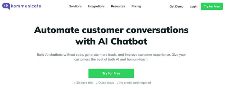 Kommunicate Kommunicate ai chatbot platforms