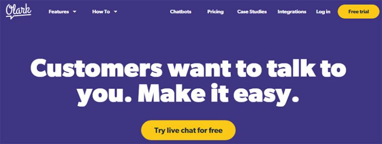 Olark Olark customer service software