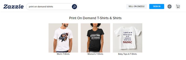 Print-on-demand companies Zazzle print-on-demand companies