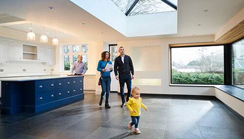 Open-house viewings - tycoonstory | tycoonstory media Family touring a home, showing the importance of making your property appealing to potential buyers to sell your home faster