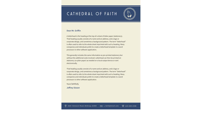 7 Expert Tips For Designing A Church Letterhead