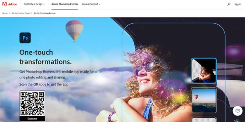 Adobe photoshop express Adobe photoshop express editing photos