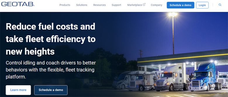 Fleet management Geotab fleet management