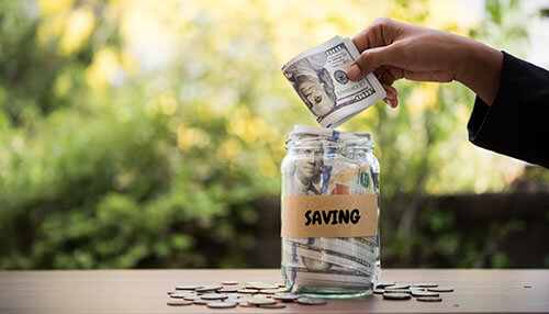 Personal finance Savings